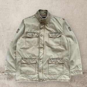 Men's Tan Military Style Jacket